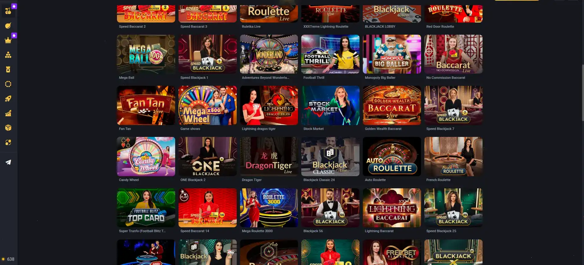 Интерфейс личного кабинета Cactus casino с бонусами